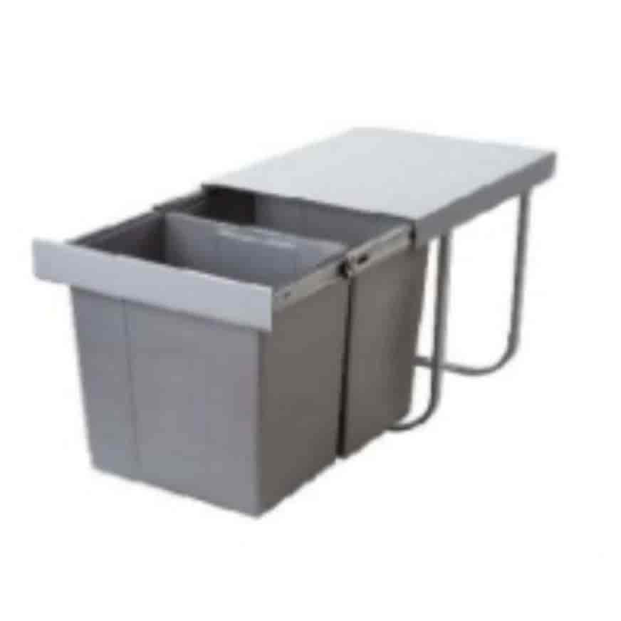 سطل زباله دوقلو